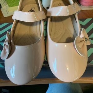 Trary Girls Mary Jane Dress Ballet Flats Shoes with Bow